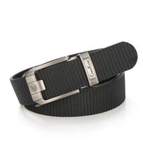 New Toothless Automatic Buckle Cloth Belt Thickened Nylon Canvas Belt Leisure Outdoor Belt Fashion Belt 125cm gray