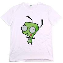 Kawaii Invader Zim Graphic marškinėliai Happy Hug Ready Zim Image Mieli animaciniai marškinėliai Unisex moteriški retro marškinėliai Negabaritinis marškinėliai 4XL