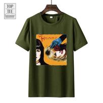 Desire Walks On Album T-Shirt Heart Tour T Shirt Unisex Pop Fashion Short Sleeve Tee Shirt Female Black Tee Shirts 2XL