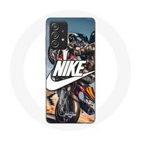 Coque - Maniacase - Samsung Galaxy A52s 5G - Nike Logo - Silicone - Souple juoda