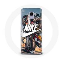 Case - Maniacase - Samsung Galaxy A6 2018 - Nike Logo - Silicone - Flexible juoda