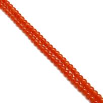 1 juostelė / pakuotė 4/6/8/10 mm kelių spalvų stiklo karoliukai  pasidaryk pats  apyrankės, karoliai, auskarai, papuošalai, priedai 4mm 39cm/Str red