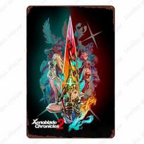 Video Game Vintage Metal Sign Gamer Room Home Decoration Fc Game Gamepad Wall Poster Gift for Kid Men Living Room Plaque ZSS62 20x30cm