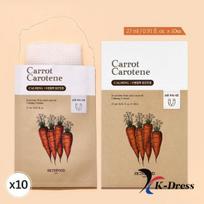 Skinfood Morkų/vandens petražolių/propolio kaukės lapas 10 lapų Pasirinkite 1 iš 3 rūšių Carrot x 10 Sheet
