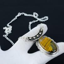Nellite Necklace, Nellite Gemstone, 925 Sterling Silver Necklace, Natural Nellite Jewelry For Women, Nellite Jewelry Necklace For Gifts 20 ruda