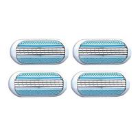 4Pcs/set Beauty Safety Female Razor Blade Shaving Women Blades Shaver Razor Blades Replacement Head