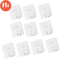 Transparent Traceless Wall Mounted Suction Cup Strong Pull Max 15kg Load Hooks 5pcs