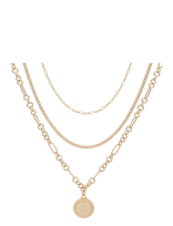 Lauren Ralph Lauren - Nk 16 Multi Row Pendant - Gld - Grandinėlė - Aukso
