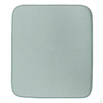 Apverčiama mikropluošto indų džiovinimo kilimėlių rinkinys Kempinė sugeriantis Green_40.5x45.5cm white