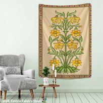 Augalų Gėlių Gobelenas Sienai Bohemiško Stiliaus Paprastas Ir Elegantiškas Hipio Mandalos Kilimas Miegamojo Menas Namų Dekoras 95x70cm beige