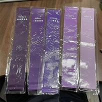 5 Different Levels Resistance Bands Yoga Sport Exercise Elastic Fitness Bands Workout Pilates Home Rubber Bands Gym Accessories Purple Set pink