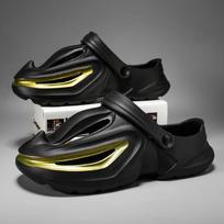 Men Shark Sandals Summer Thick Bottom Casual Beach Shoes Outdoor Hollow Out Slippers For Men Unisex Soft Bathroom Slides 44-45