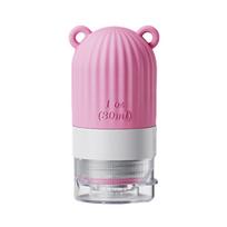 Silikoninis kosmetikos indelis dozatorius spaudžiamas buteliukas su atlenkiamu dangteliu 30ml 60ml 90ml 120ml losjono buteliukas nešiojamos kelioninės skardinės laikymui 30ml&Silicone pink