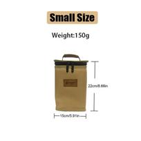 Outdoor Camping Storage Bag Double Layers Multipurpose Cassette Furnace Gas Cylinders Organizer Bags Picnic Camp CHINA black
