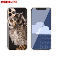 Soft Silicone Case For iPhone 13 11 12 Pro X XS Max XR 6 6S 7 8 Plus SE Mini Cover Animal Owl iphone 6 6s plus