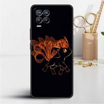 Case For Realme 8 C21y GT Neo 2 3 8i C21 7 C11 6 C12 C35 C3 GT 9 Pro C12 Silicone TPU Phone Cover Anime Pokemon Japan Realme 9 4G brown