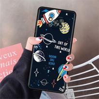 Case For Xiaomi Mi Poco X3 NFC X4 Pro F3 F4 GT M4 M3 F1 C40 11 Lite 11T Soft Silicone Funda Phone Cover Space Cool Astronaut Sac Poco X4 GT gray