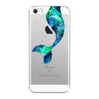 TPU telefono dėklas silikoninis iPhone 5C 5S SE 5 S undinėlės mergaitė žuvis ananasas gėlė banga minkštas galinis dangtelis Apple iPhone 4S 4 S iPhone 4
