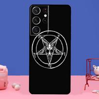 Satanistiškas demonas telefono dėklas Samsung Galaxy S21 Ultra S20 FE S8 S9 S10 S22 Plus Note 20 Ultra pilnas apsauginis Galaxy S8