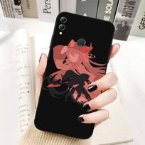 Genshin Impact Anime Phone Case for Redmi 8 9 9A for Samsung J5 J6 Note9 for Huawei NOVA3E Mate20lite cover Huawei Mate20Pro black