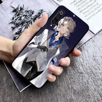 Genshin Impact Albedo Phone Case For Xiaomi max3 mi 9 se mi8 F1 9SE 10 lite F1 Back Coque Xiaomi Mi 9 gray