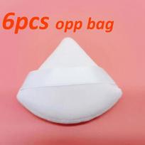New Velvet Powder Triangle Puff  Sponges for Eyes Face Contouring Shadow Seal Cosmetic Foundation Makeup Tool Cosmeticos white