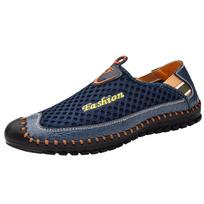 Men's casual tennis shoes summer fashion breathable mesh shoes men's anti-skid hiking shoes men's wading shoes 38