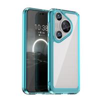 Skirta Huawei Pura 70 Pro dėklas Huawei Pura 70 Pro Plus Ultra dangtelis Atsparus smūgiams Kietas PC prabangus silikoninis apsauginis telefono galinis dangtelis skirtas Huawei Pura 70 Huawei Pura70 juoda