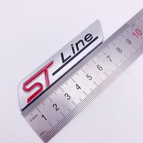 1vnt 3D metalinis STline automobilio emblemos ženklelio lipdukas, skirtas Ford Focus ST Mondeo D
