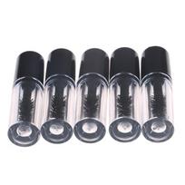 Tušti blakstienų tušo buteliukai su šepetėliu, daugkartiniai 5/10 vnt. 0,8 ml tuščias blakstienų tušo vamzdelis, DIY šepetėlis, blakstienų kremo konteineris, skysčio buteliukas black