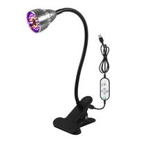 LED augalų auginimo lempa, pilno spektro, 5V USB, su laikikliu, skirta kambariniams augalams, gėlėms, daigams, VEG auginimo palapinei, fito lempa, fitolampy, 2 metų garantija