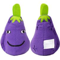 Eggplant set pet toy thorn ball sound hiding food sniffing dog toy molar bite resistant TPR pet supplies radish set three in one