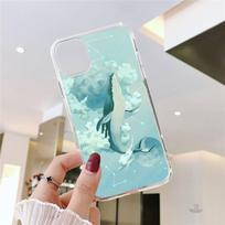 Big Fish & Begonia Phone Case For Iphone 11 12 13 Pro Max 6s 7 8 Plus X Xr Xs Max Se2020 13mini Transparent Cover iphone 12 white