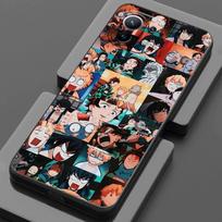 Demon Slayer Anime dėklas Xiaomi Mi 9 9se 8 10 10T A2 Lite 10S 9T CC9 Note 10 Pro 9Lite 5G dangtelis Kimetsu No Yaiba Manga Fundas Mi 10S black