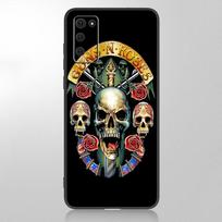 Guns N Roses Kaukolės Telefono Dėklas Samsung Galaxy A12 A02S A22 A32 A52 A72 A71 A51 A41 A31 A21 A11 A50 A70 A10S A20S Juodas Viršelis Samsung A72 white