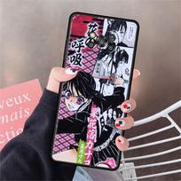 Case For Xiaomi Mi Poco X3 NFC X4 Pro F3 F4 GT M4 M3 F1 C40 11 Lite 11T Silicone Funda Phone Cover Anime Demon Slayer Kimetsu Mi 11T gray