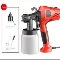 Antgalis 2800W Automatinis purškimo pistoletas Buitinis dažų purkštuvas Belaidis dažų purkštuvas Elektrinis purškimo pistoletas 800W 1*plastic pot+1*nozzle