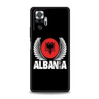 Albania Albanians Flag For Xiaomi Redmi Note 12 5G Phone Case 10C 10 11 9 8 Pro Plus 9S 7 8T 9T 9A 8A 9C K50 K40 Gaming Cover Redmi Note 9 gray