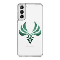 Genshin impact Logo Phone Case For Samsung Galaxy S22 S21 S20 FE Ultra 5G S10 S10E S9 S8 Plus Note 10 Soft Clear Full Lens Cover Samsung S10 Plus white