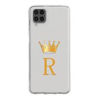 Telefono dėklas, skirtas Samsung A13 A15 A25 A51 A71 A21S A11 A12 A31 A52 A41 A23 A53 A73 A32 5G A03S A05s viršelio karūnos raidė A iki b Art. Samsung A52 5G