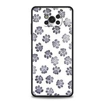 Cute Cat Dog Paw Love Phone Case For For Xiaomi Poco X6 X5 Pro X4 X3 NFC F5 Pro F4 F3 GT M5 M4 Pro 5G M3 C51 C50 C55 Soft Cover Poco X6 Pro black