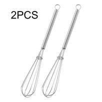 Mix Whisks Stir 180*25mm Kitchen Convenience Rustproof Stainless Steel gray