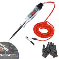 Grandinės tikrinimo rašiklis, automobilio grandinės testeris, skaitmeninių grandinių LCD testeris, įtampos zondo kaištis (3-70V) 19*5.3cm juoda