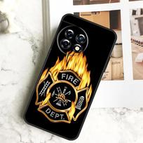 Firefighter Fire Fireman Case For OnePlus 11 12 12R 9 10 Pro 10R 9R 8T 10T Nord CE 2 3 Lite 2T N10 N20 N30 CE4 Cover OnePlus 11 gray