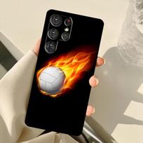Volleyball Sport Case For Samsung Galaxy S23 S22 Ultra S20 FE Note 20 Note 10 S8 S9 S10 Plus S21 Ultra Cover Galaxy S23 Plus white