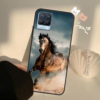 Horses Running For OnePlus 10 Pro 9 Pro 8T Nord2 9R Case For Realme GT 2 Pro 7 8 GT Neo2 9i 8i C21 Coque OnePlus Nord 2 gray