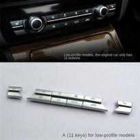 Automobilio mygtukų skydelio modifikacijos pakeitimas oro kondicionieriaus vėjo mygtukas tinka BMW 5 serijos 7 serijai X5X6 520 523 525 740 black