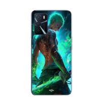 Coque Maniacase pour Oppo A16 One piece Zoro 3D Manga anime Fanart