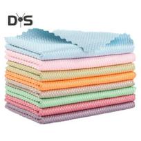 5/10Pcs Fish Scale Cleaning Cloth Superfine Fiber Rag Lint Free High Absorption Polishing Cloth Wet Dry Use Adsorption Rag 10 pcs