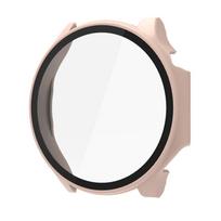 Watch PC Case Tempered Glass Screen Protectors for Watch Smartwatches Protective Cover Scratch-resistant rožinė